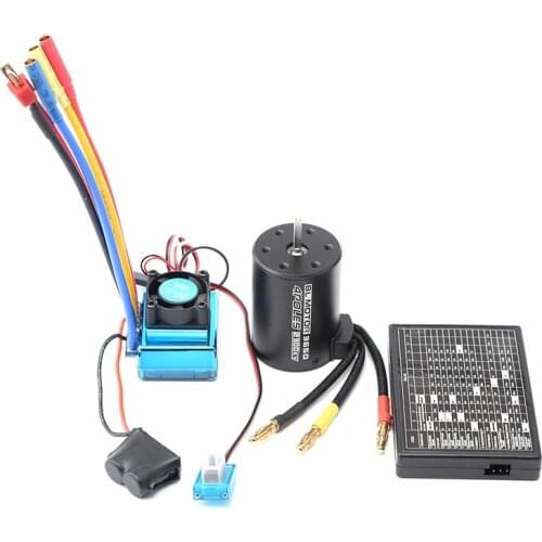3650 2300KV Brushless Motor & 60A ESC with Program Car Combo for 1:8/1:10 RC Car RC Boat Part