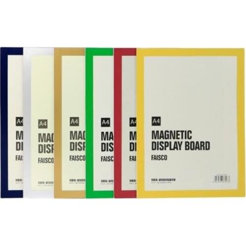 A4 10pcs Durable Adhesive Magnetic Wall Mounted Pvc Poster Display Picture Frame Bulletin Board