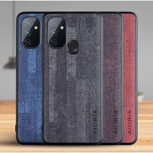 Case for Oneplus Nord N100 Funda Luxury Vintage Bark pattern Leather Phone Cover for oneplus nord n100 case Coque