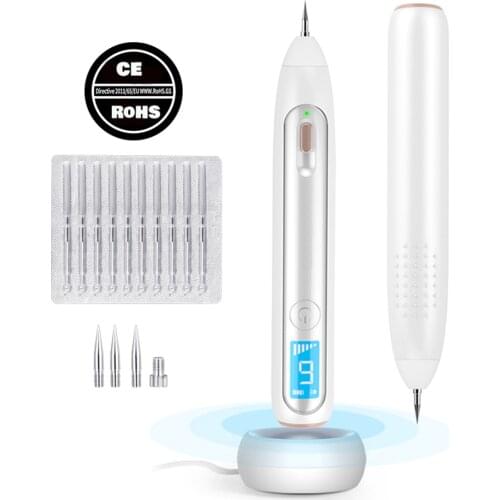 Destone Plasma Pen Portable Needles for Laser Freckle Beauty Machine Skin Liftling Freckle Wart Dark Spot Remover Mole Removal