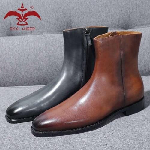 Мужские классические ботинки ENXI ANEER China At AliExpress