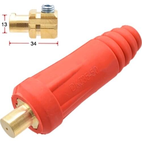 Europe Welder Quick Fitting Male Cable Connector Socket DKJ 10-25 50-70 Plug Adaptor Female Insert Welding Accessories