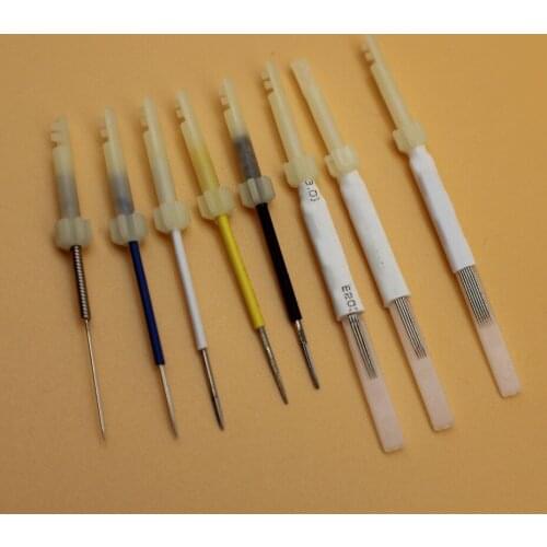 100Pcs Eyebrow Tattoo Needle mixed size 1R,2R,3R,4R,7R,3F,4F,6F For Dragon Tattoo Machine permanent makeup Tattoo Eyebrow Lip
