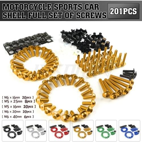 Full Body Fairing Bolt Screw Kit Fixation 100% For YAMAHA YZF R1 1998 1999 2000 2001 98 99 00 01 YB-22