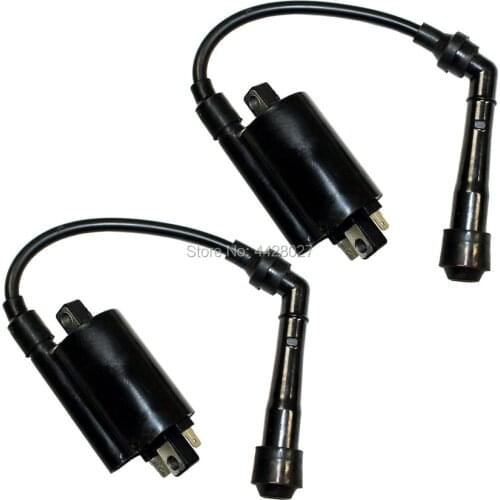 Set of 2 Ignition Coils for Kawasaki EN500C Vulcan 500 Ltd 1996-2009