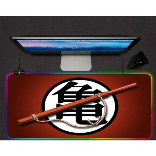 XGZ Animation Mouse Pad Anime RGB Gamer LED Backlight XXL Computer Office Keyboard Gaming Accessories Mousepad