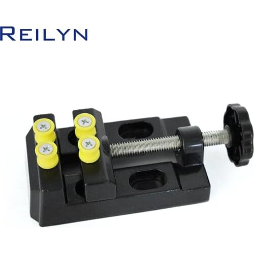 Mini Carving Bench Clamp Drill Press Vice Clamp Flat Pliers Adjustable DIY Sculpture Craft Tool for Woodworking