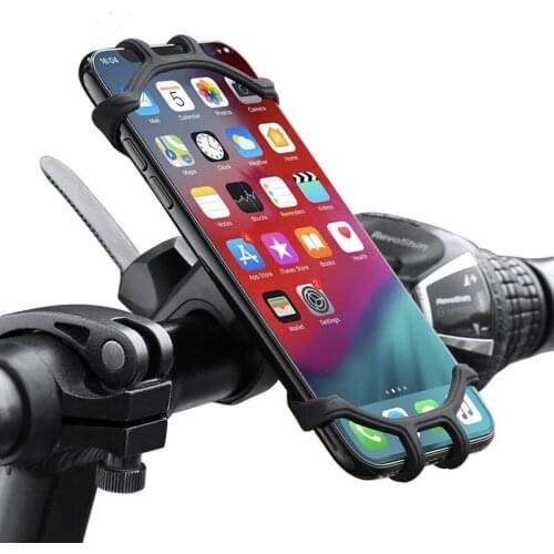 2021 New Bicycle Mobile Cellphone Holder Bike Phone Holder Motorcycle Suporte Celular For iPhone Samsung Xiaomi Huawei