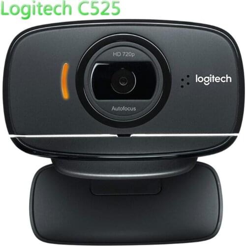Original Logitech C525 HD Webcam Portable 360 Rotating 720p 8Mega Video Auto Focus Calling USB Web Camera for Skype Google Hango