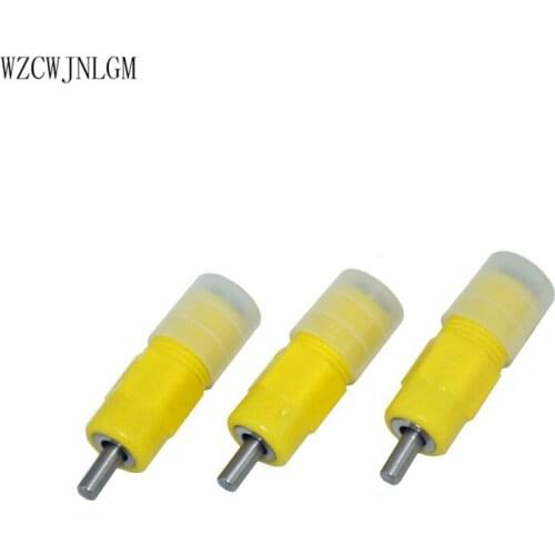 Poultry farming 9mm chicken head nipple drinker 360 degree stainless steel drinking fountain saliva equipment50pcs