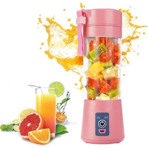 Portable Glass Blender USB Mixer Electric Orange Juicer Machine Smoothie Blender Mini Food Lemon Squeezer Juice Press Extractor