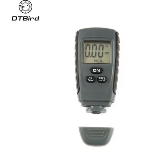 RM660 Digital Paint Coating Thickness Gauge feeler Tester Fe/NFe 0-1.25mm for Car Instrument Iron Aluminum Base Metal