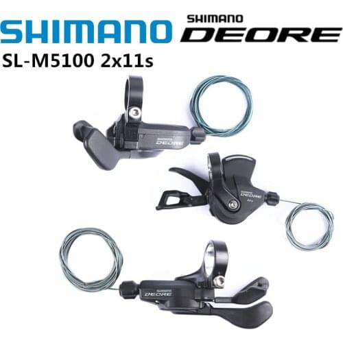 Shimano Deore M5100 SLX SL M7000 Shift MTB Bicycle Bike Shifter Lever 2x11 Speed Right Shifter Left Shift Lever w/Inner Cable