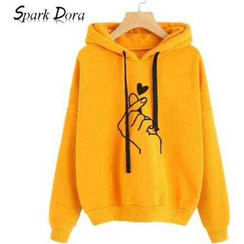 Женские осенние толстовки SparkDora China At AliExpress