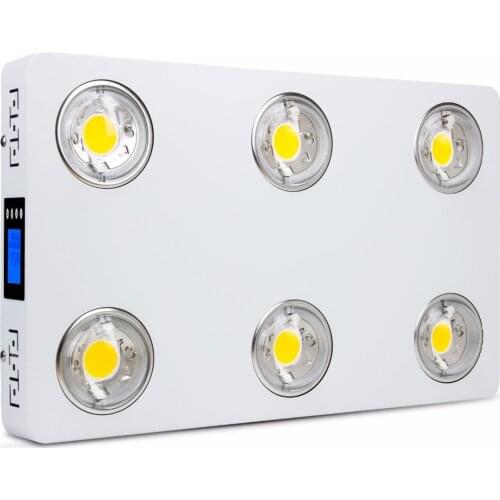 LED Plant Grow Light Full Spectrum Dimmable CREE COB CXB3590-X6 II 600W 72000LM = HPS 1000W for Indoor Plant Growth Lighting