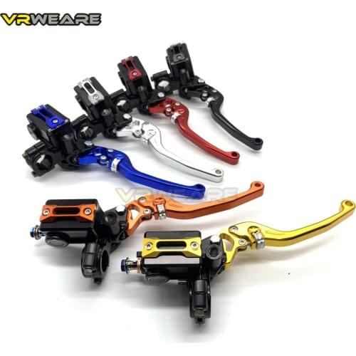 Universal CNC Motorcycle Hydraulic Brake Pump Lever Master Cylinder Accessories 7/8" 12.7mm piston for Honda Yamaha Kawasaki