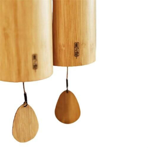 Japanese Style Bamboo Yoga Bedroom Balcony Healing Meditation Wind Chimes Hand Bell Ornaments