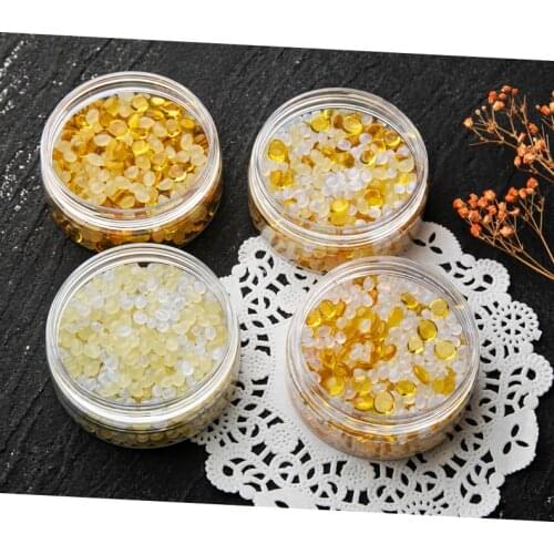 1 Bottles Transparent Amber Wax Seal for Sealing Beads for Envelope Wedding Jar Packaging Gifts Postcard Journal Stamping