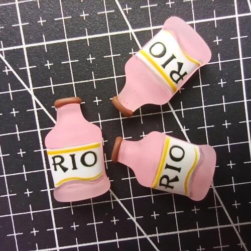 1pcs/lot resin flat back Simulation light pink drink 23mm Cabochons Scrapbooking Hair Bow Center DIY Christmas decration
