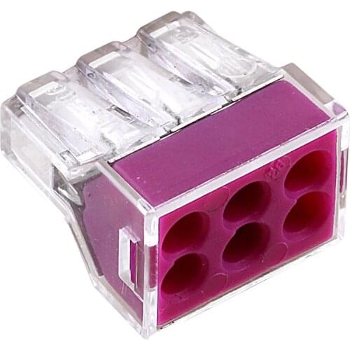 10pcs/lot 773-106 Building wiring terminal connector 6Pin wire connector 0.75-2.5mm2