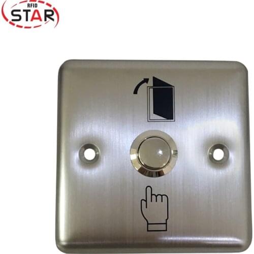5pcs/lot access control metal button opening Exit Push button door push switch use in door access control system