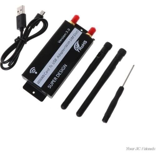 PCI-E Mini PCI-Express to USB Adapter With SIM Card Slot for WWAN/LTE Module