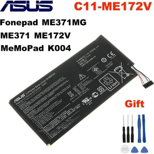 ASUS 4270mAh C11-ME172V Tablet PC Battery For ASUS MeMoPad K0W K004 Fonepad ME371MG ME371 ME172V Battery Hight Capacity + Tools