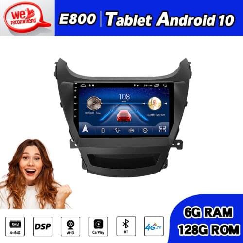 Car goods 2 Din Car Radio Navigation GPS 9 Inch Screen For Hyundai Elantra 2014 2016 Tablet Android 10 Stereo Receiver Head Unit