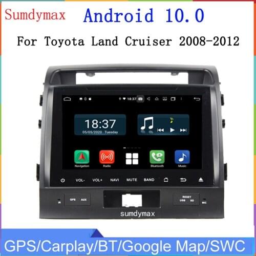 9" 4+128G android10 car radio for toyota Land Cruiser LC76 2008 2010 2012 car dvd multimedia gps navigation stereo dsp headunit