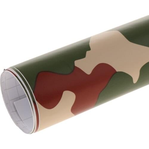 Car Digital Military Camouflage Woodland Vinyl Sticker Wrap Decal Sheet