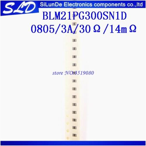 Free Shipping 500pcs/lot 30R BLM21PG300SN1D 0805/3A/30Ω/14mΩ/SMD new and Original IN STOCK