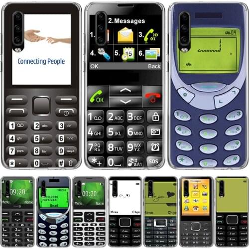 Retro Phone Phone Case for Huawei P30 P40 P20 P10 Mate 20 10 30 Lite Pro P Smart Z Plus + Art Shell Cover Coque