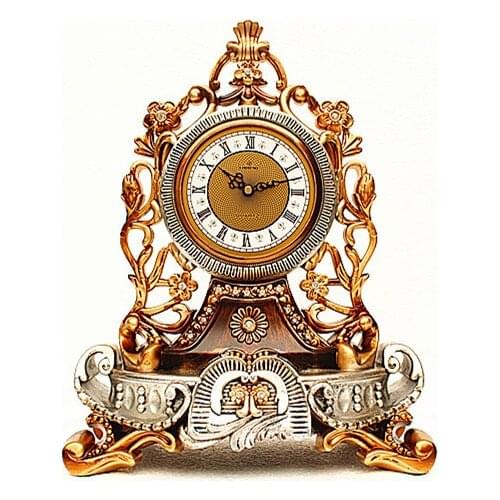 CRAFTS ARTS HOME DECORATION EUROPEAN CREATIVE LARGE MODERN LIVING ROOM BEDROOM DECORATION ARE SILENT CLOCK SIMPLE PASTORAL