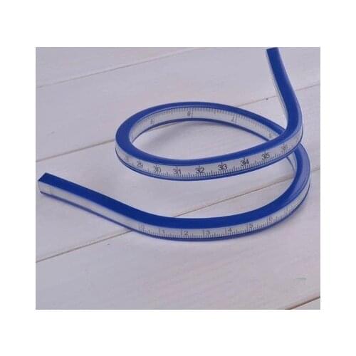 DIY plate making snake ruler free shape made ruler inch and centimeter unit