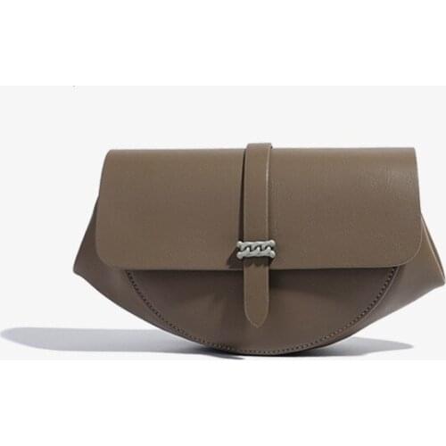 Designer 2021 New Original Underarm Chain Saddle Bag Leather Shoulder Messenger HandBag Fashion Female Tote Bags