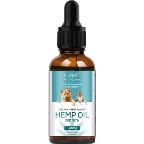 30 Ml Pet Hemp Oil Dogs Essential Oil Improves Hip & Joint Health Stress Anxiety Pet Care Plant Essential Oil #P2