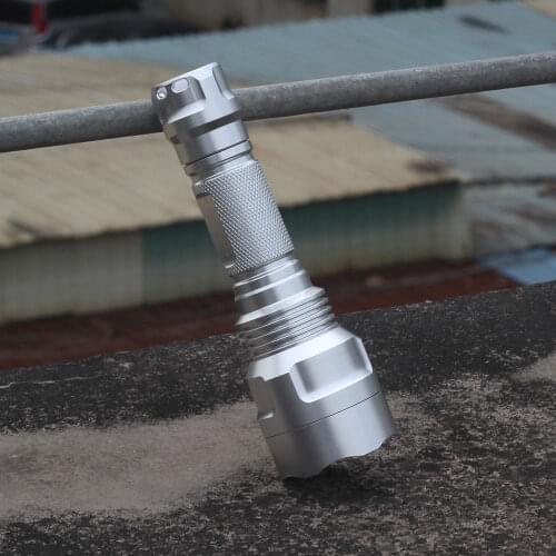 Convoy desert tan / black / silver C8+ with KW CSLNM1.TG 6500K,18650 flashlight ,Torch