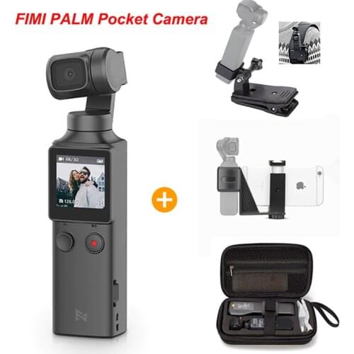 FIMI PALM Pocket Camera 4K HD 3-Axis Handheld Action Gimbal Camera Stabilizer Portable Gimbal Camera For Vlog Smartphone
