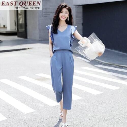 Jumpsuits for women 2018 fashion summer outfits for women summer overalls flare sleeve Rompers Womens Clothing FF229