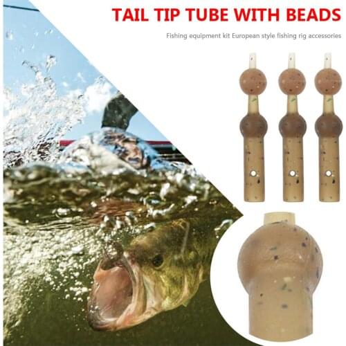 Tapered Tail Chod Buffers Easy Fishing Carrying with Beads Outdoor Portable for Helicopter Rigs Carp Fishing Tackle