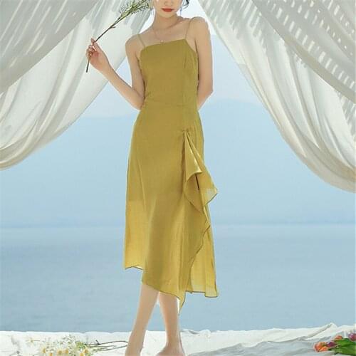 Модные сарафаны KUANGNAN China At AliExpress