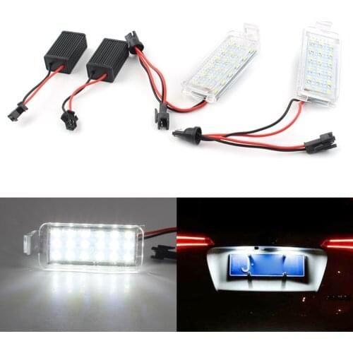 18-LED Car License Number Plate Lights Lamp Bulb for Ford Falcon FG BA/BF XR 6/8 2003 2004 2005 2006 2007 2008 2Pcs