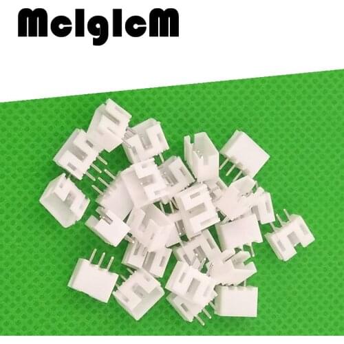 MCIGICM 2000pcs male material PH2.0 2mm Connectors 3 pins Leads pin Header PH-3A straight 2.0mm pins Free shipping