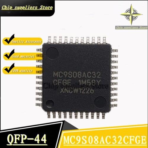 10PCS-20PCS) MC9S08AC32CFGE QFP-44 9S08AC32C QFP44 Microcontroller single chip IC New and original