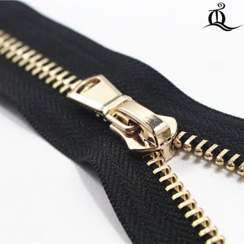 40cm-100cm 1pcs open-End Metal Zippers With Pearl Slider, Multi-color #5 Zippers For DIY Sewing 9 Colors Available