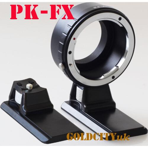 Pentax pk k mount lens adapter ring with Tripod Stand for Fujifilm fuji FX X XE3/XA3 XA10/X-M1/X-A5/xt20/XT1 xpro2 xt100 camera