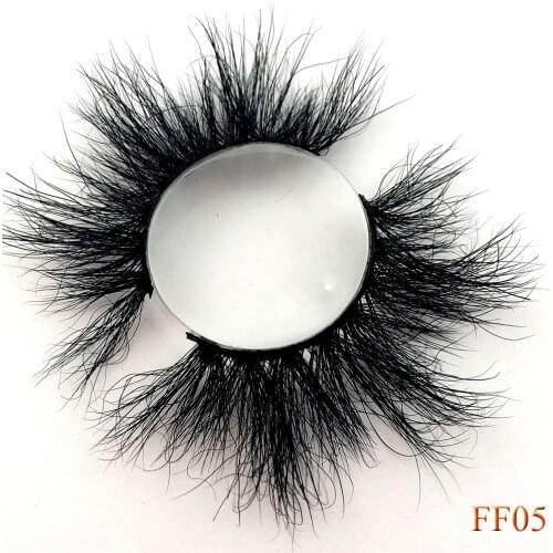 Custom lashes Mink 25mm Lashes In Bulk 10/20/30/50/100 Pairs Hand Made 3d/5d Long Fluffy Natural Dramatic 25mm False Eyelashes