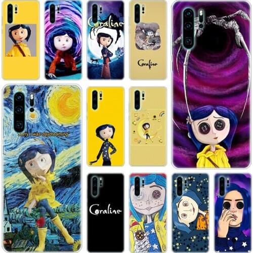 Coraline and the magic door Silicone Phone Case for Huawei P50 P40 Pro P30 Lite P20 Pro P8 Lite 2017 P Smart Z 2020 2021 Cover