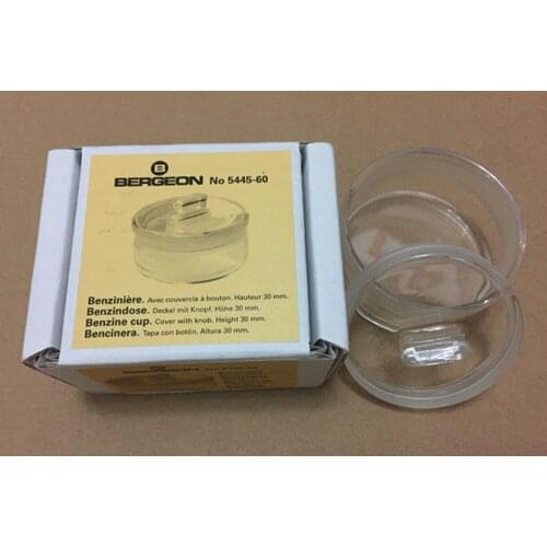 Bergeon 5445-60 Glass Benzine cups for repair the watch part tools glass