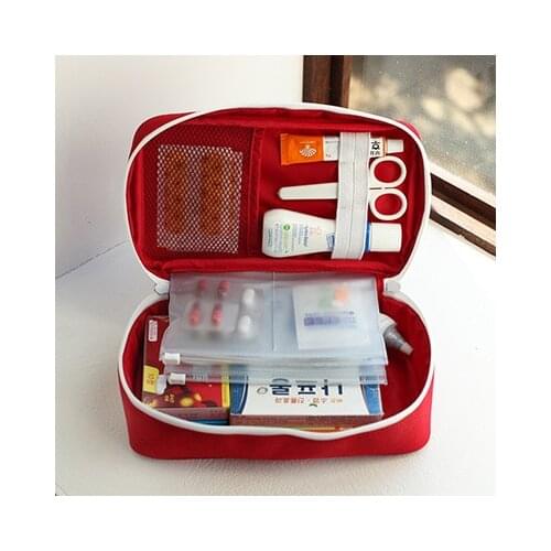 Portable Medium Empty Household Multi-Layer First Aid Kit Pouch Outdoor Car Bag First Aid Bag Survival Medine Travel Rescue Bag